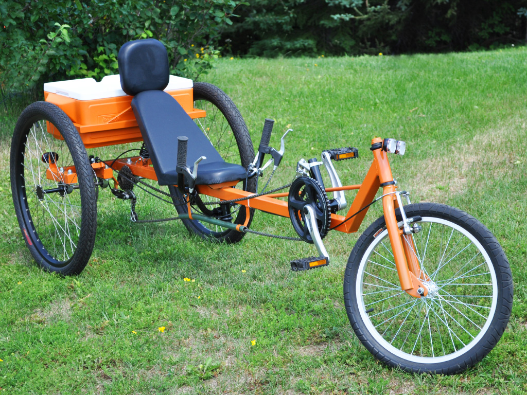 TimberWolf Recumbent Trike - delta design